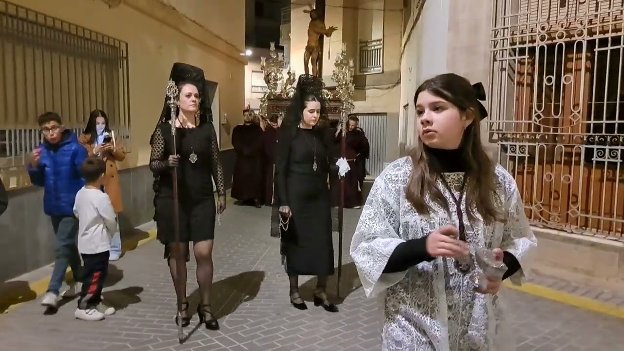 EMOTIVA LEVANTA CRISTO COLUMNA PASO NEGRO ALBOX 2025 Dedicada a JOSE