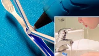 Como fazer uma fonte em uma escova de dentes - Amazing Toothbrush Life Hack