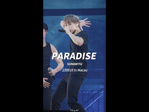 230910 인피니트 콘서트 컴백어게인 - Paradise 성규 4K직캠 comeback again infinite in Macau Sungkyu