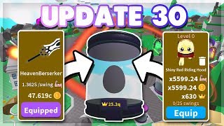 *NEW* SABER SIMULATOR UPDATE 30! NEW SABERS! NEW EGGS! AND MORE!
