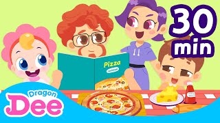 Pizza Song Compilation Mother Goose Nursery Rhymes Dragon Dee Kids Songs