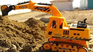 Kumandalı Oyuncak Kepçe Paletli Excavator izle | Remote Constraction Toys - İş Makinesi Oyuncaklar