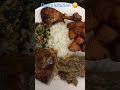 tasty healthy food at Opa's kitchen 😋 fish,spice curry murunga coconut sambal potato,okra milk curry