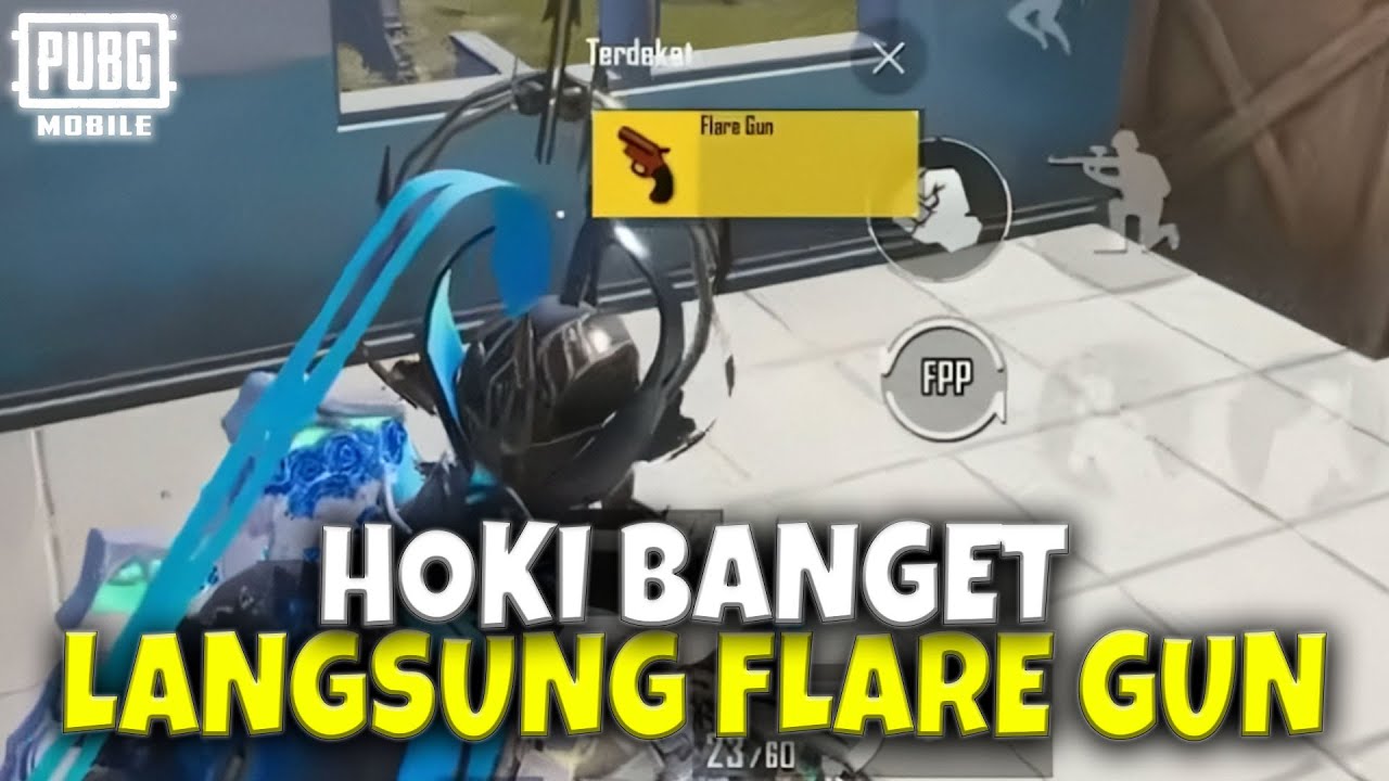 HOKI BANGET! DAPAT FLARE GUN DI AWAL! MILITARY BASE KOTA TERBAIK! - PUBG MOBILE