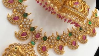 1 Gram Gold Copy Necklace And Haram Trend365Ladiesland