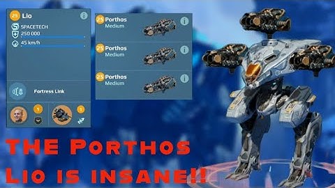 The porthos Lio is a killer!! War robots test server gameplay WR .
