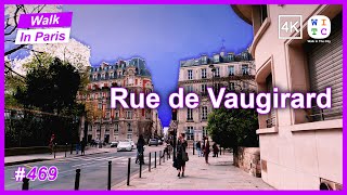 Rue de Vaugirard, Paris, France | Paris walk | Paris street tour | Paris street walk | Walk In Paris