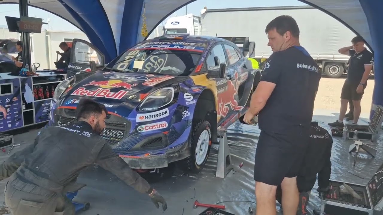 WRC Rally Italia Sardegna 2025 final short Sun service before Power Stage SS16 Porto San Paolo