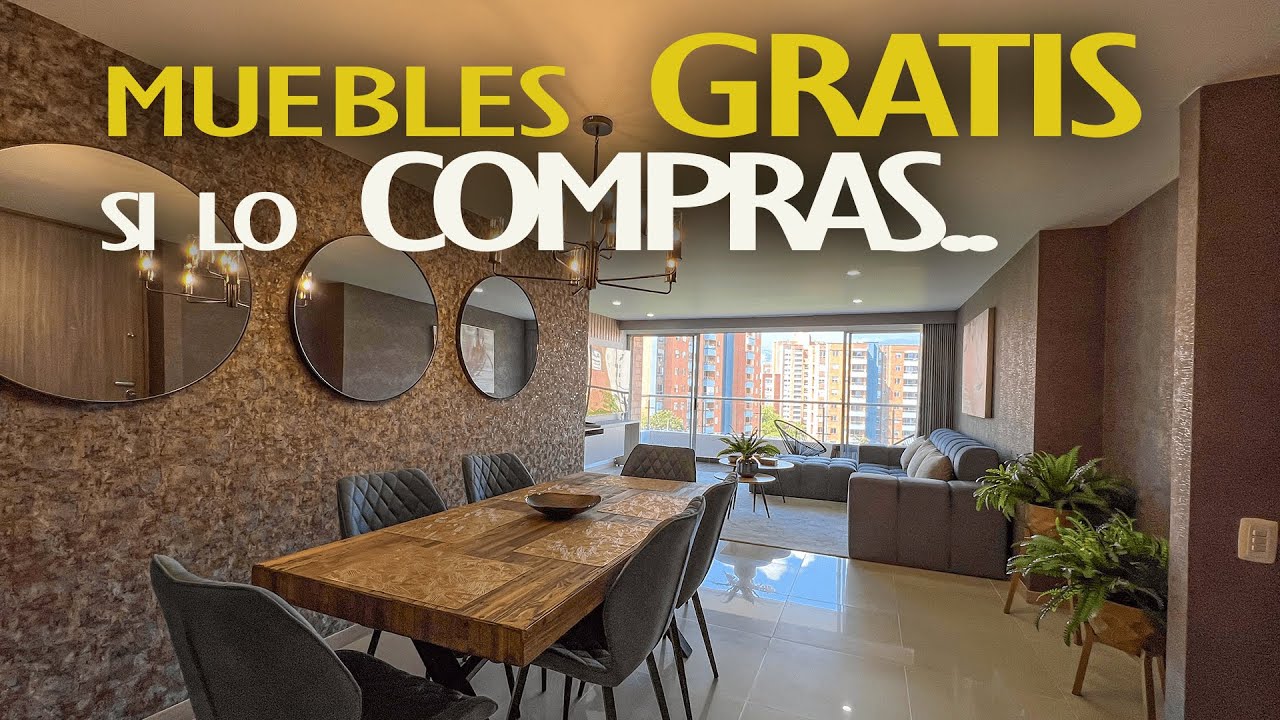 Te REGALO los muebles SI COMPRAS este  apartamento $845 millones Envigado