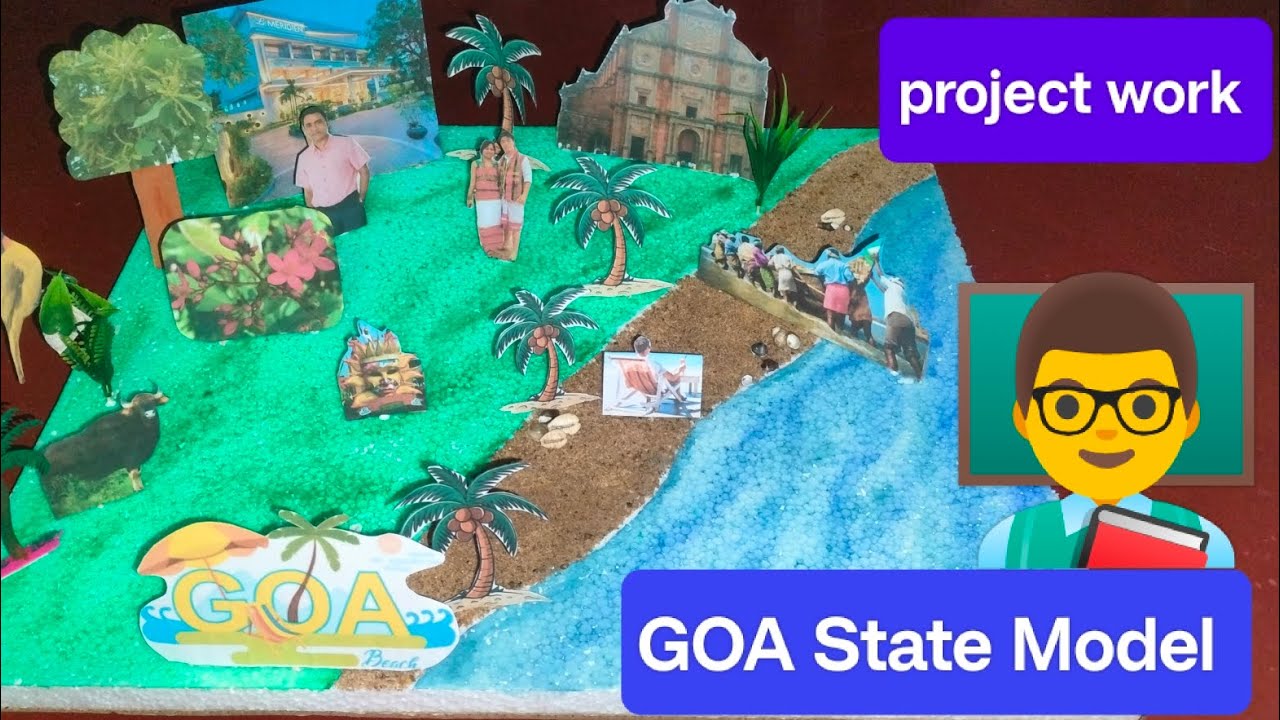 State Model Goa GOA State Model. Project work for children ଗୋଆ ରାଜ୍ୟ ମଡେଲ #goa #state # ...