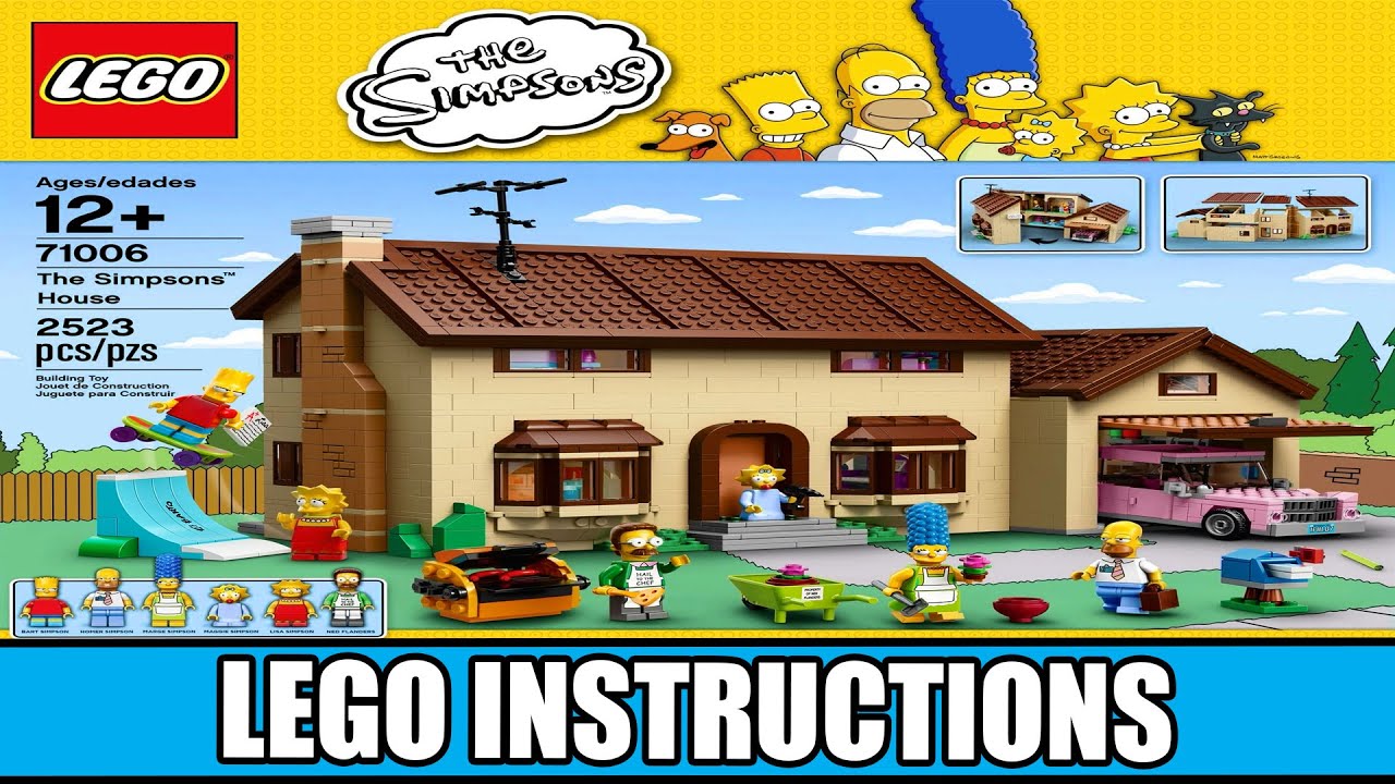 LEGO Instructions: How to Build LEGO The Simpsons House - 71006 (LEGO THE  SIMPSONS)