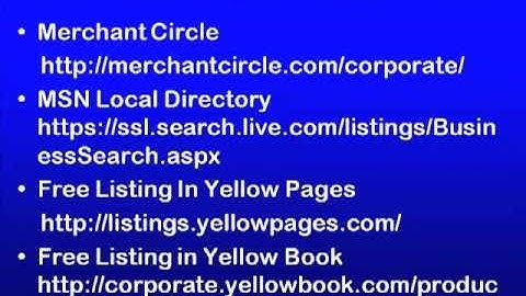 Local SEO - The Power of Business Directories