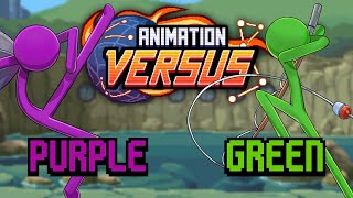 Purple Vs Green Animation Versus