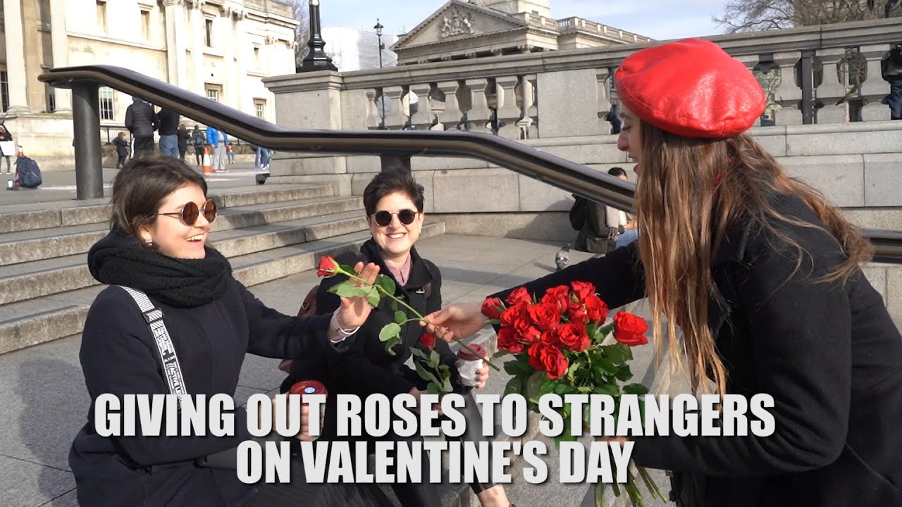 Social Experiment - Giving out roses on Valentine's Day 2020 in London