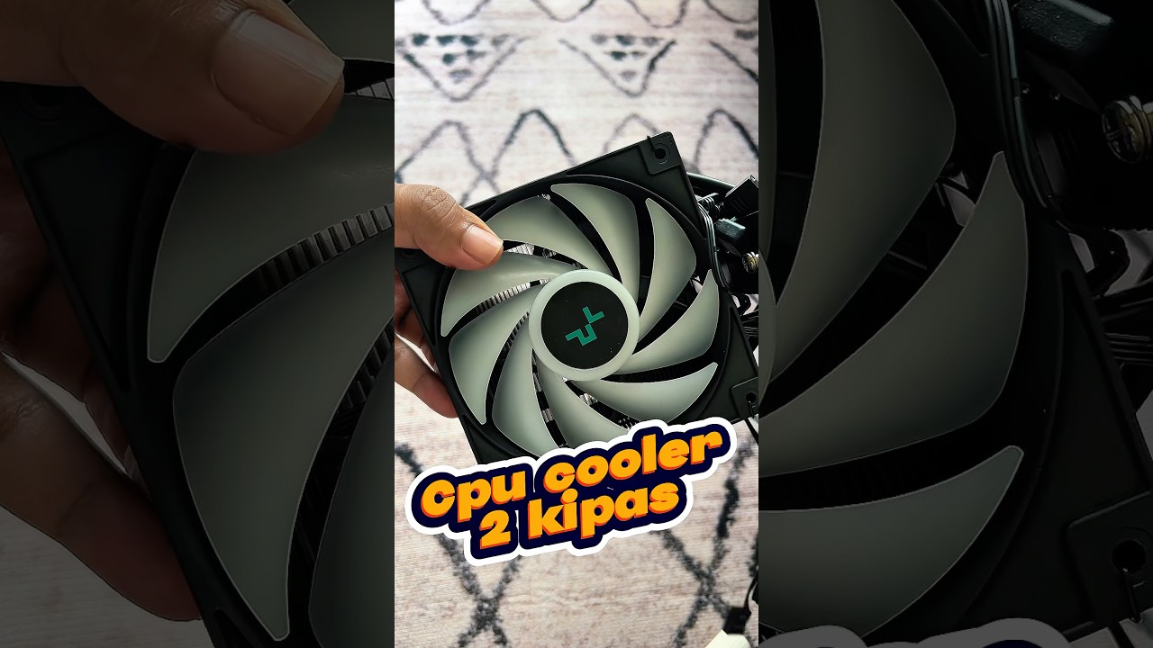 Rekomendasi CPU COOLER murah kualitas bagus dual fan jadi PC tetap dingin 