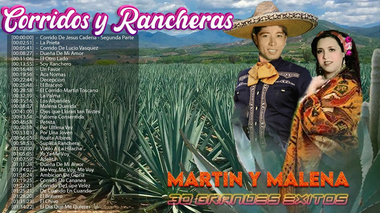 Martin y Malena Mix 30 Mejores Canciones Rancheras || Sus Grsndes Exitos De Martin y Malena