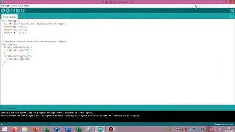 Menyalakan dan Mematikan LED Menggunakan 2 Push Button dengan Arduino Uno dan Atmega16
