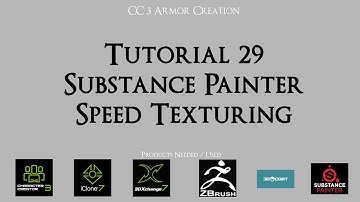 Tutorial 29 - Speed Texturing | Substance Painter Tutorial