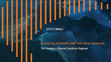 How to Configure SMA1000 Series Appliances - Basic Setup