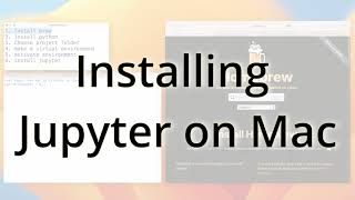 How to install Jupyter on Mac using homebrew and virtual environment