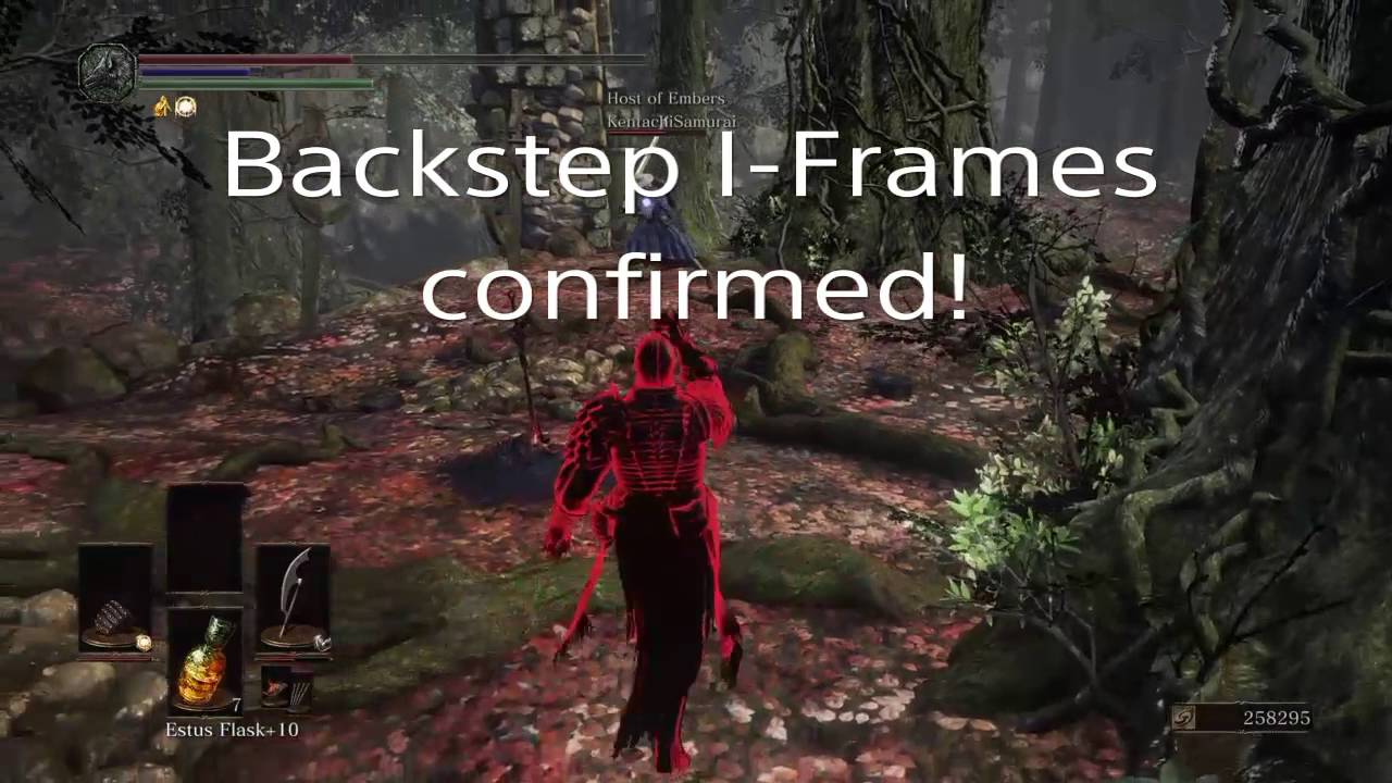 Dark Souls 3 Backstep IFrames Footage!? YouTube