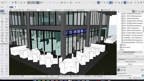 ArchiCAD pavilion - design modelling process 24/10/2022 - part 3
