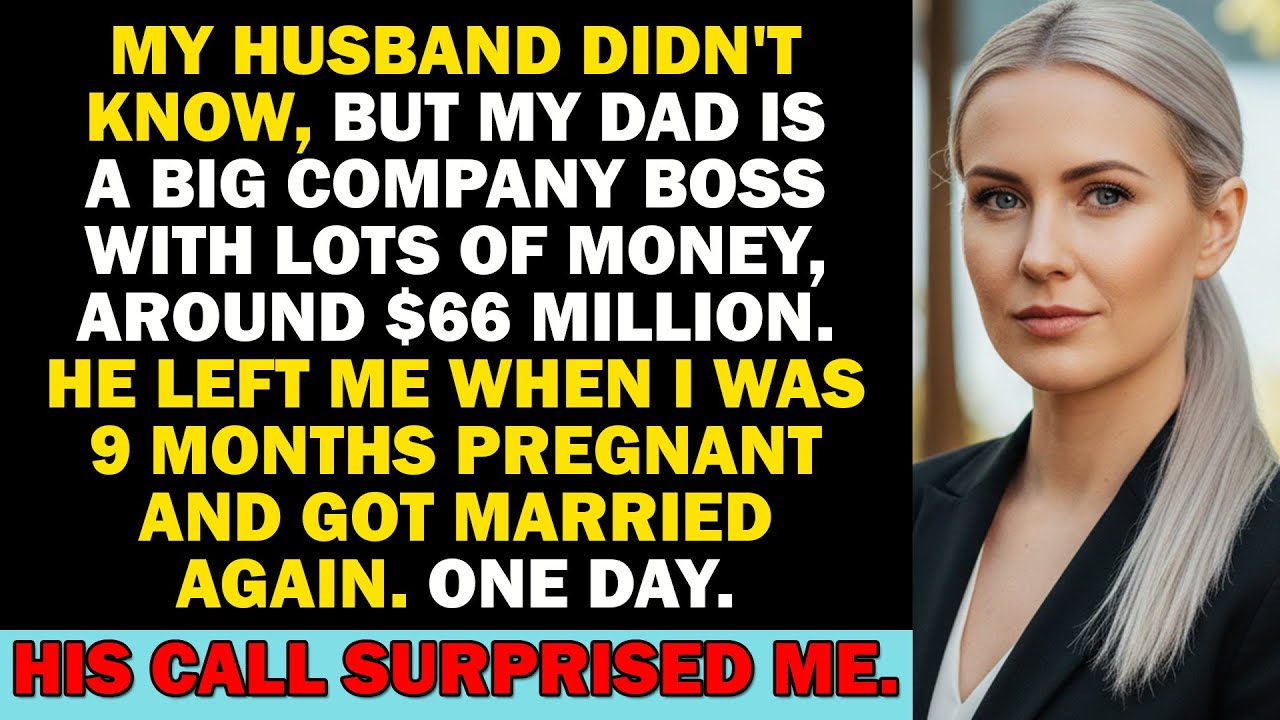 My Husband Left Me While I Was Pregnant, Unaware I’m Heiress To A $66 Million Company And Remarried.