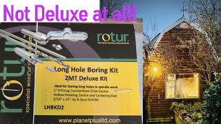rOtur Long hole boring kit 3 star review, plus solution