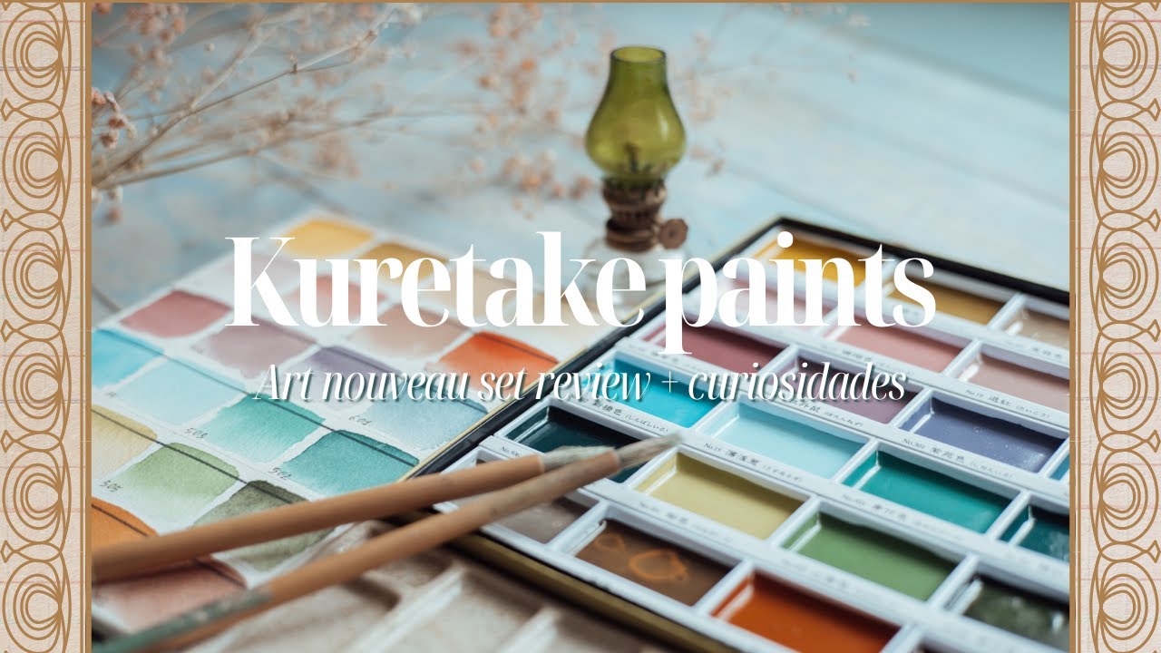Kuretake Art Nouveau set review! + curiosidades