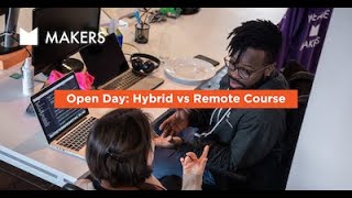 Makers Coding Bootcamp Open Day: Hybrid vs Remote course options