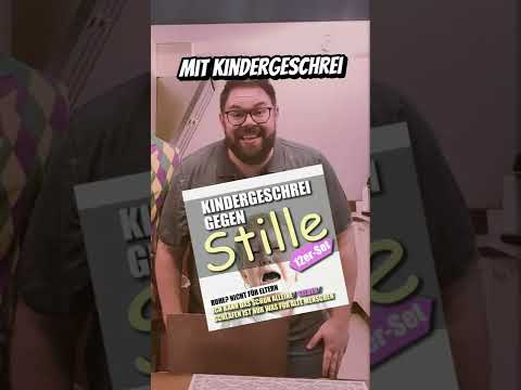 TV Werbung aus den 90ern Parodie mit CD Set "Kindergeschrei gegen Stille"