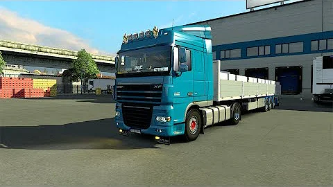 [ETS2] Euro Truck Simulator 2 1.35 -NaturaLux -  Daf XF 105  - Trailer Ekeri Flatbed- Promods 2.41