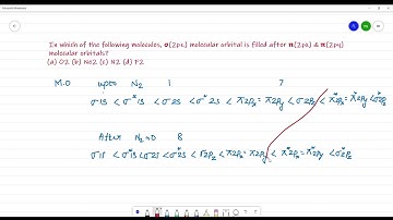 In which of the molecular orbitals sigma 2pz is filled after pi 2px and pi 2py