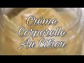 Crème corporelle au citron fait maison