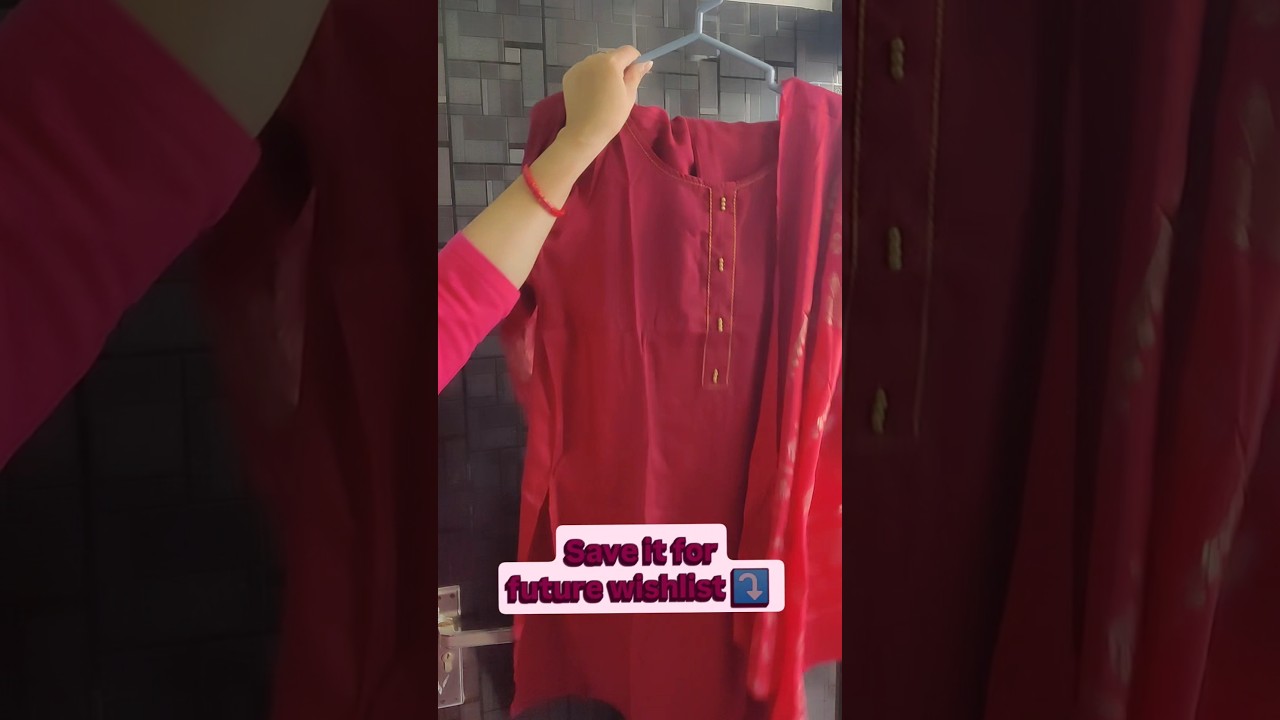 #RedKurtaSet