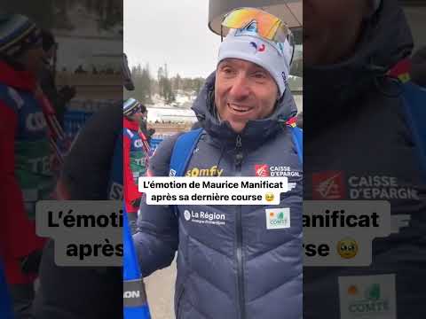 😢 Quitter la scène, un exercice ô combien délicat… Merci Maurice Manificat #biathlon