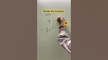 Divide the fraction | #fractionbasics #fractiontrick #fractiondivision #yt #trending #education