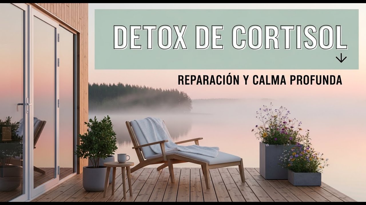 Ondas Binaurales 4Hz 🌿 DETOX DE CORTISOL: Música para BAJAR EL CORTISOL ...