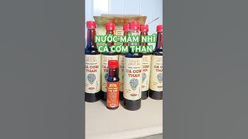 NƯỚC MẮM NHĨ CÁ CƠM THAN