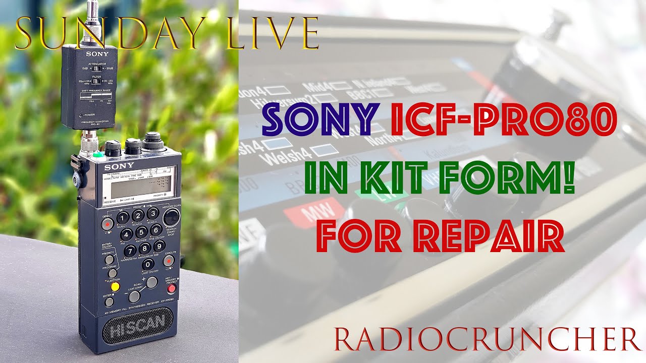 RADIO Sony ICF-PRO 80 super oc avec mode d'emploi - Photo, audio & vidéo