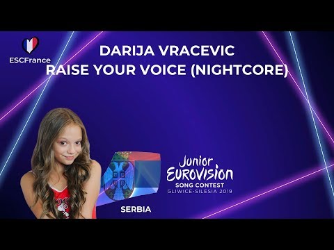 Darija Vračević | Raise Your Voice (Nightcore) | Junior Eurovision 2019 (Serbia