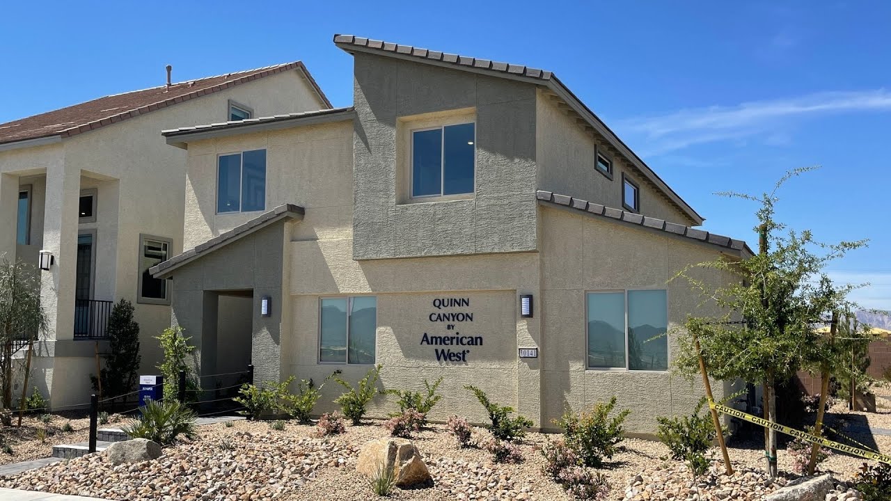 New Homes For Sale Southwest Las Vegas, Quinn Canyon by American West, Juniper Model Tour $508k+