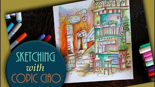 Are Copics Worth It? | Copic Ciao Markers Demo and Review | Urban Sketching