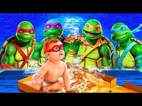 TMNT Tarafından Evlat Edinildik! Gerçek Hayatta Teenage Mutant Ninja Kaplumbağalar