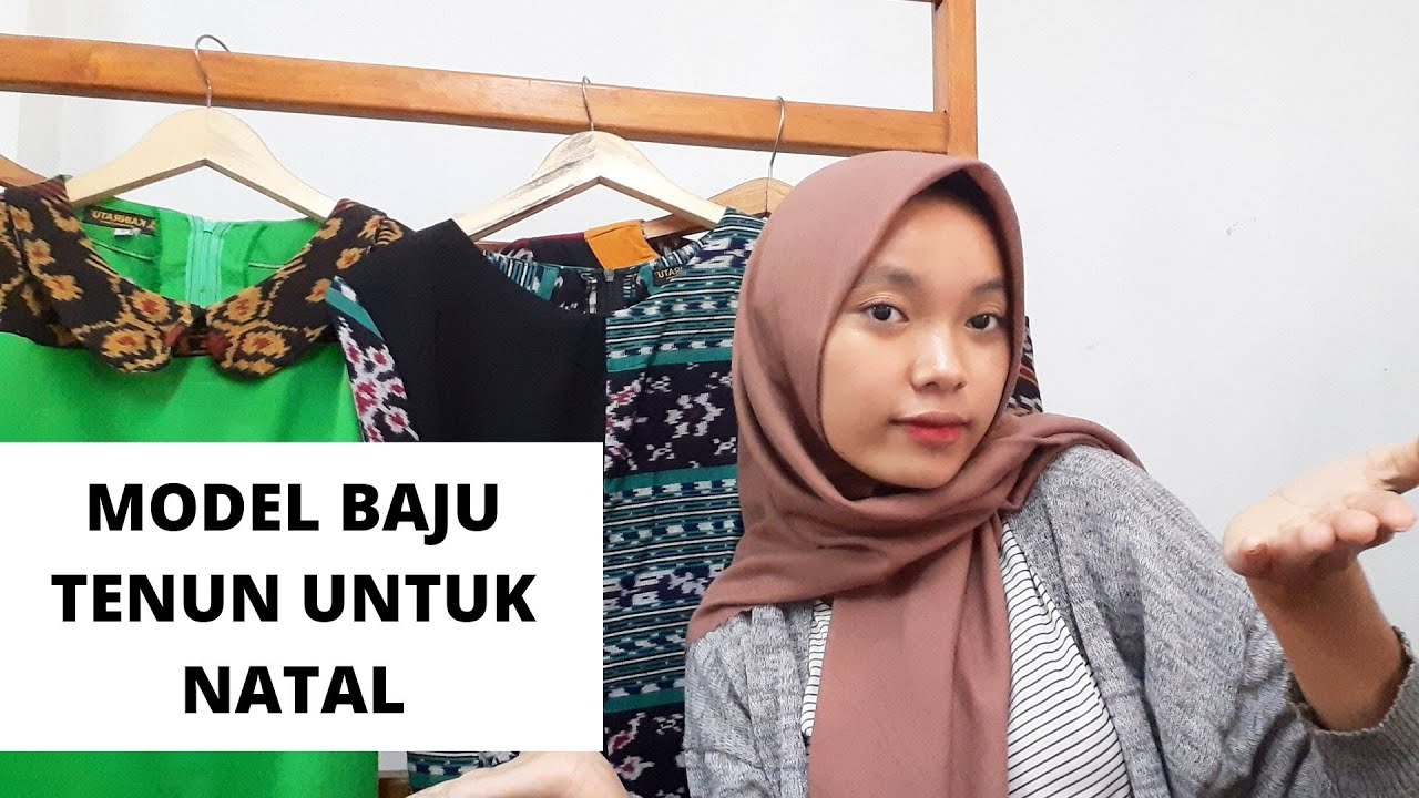 Model Baju Natal 2021 Dari Kain Tenun Ikat