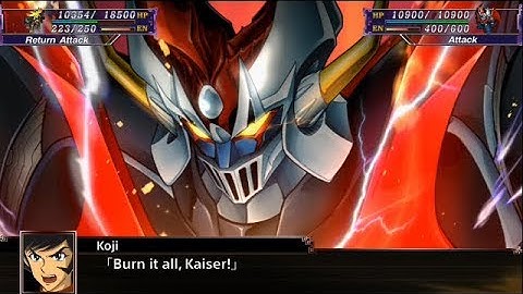 Super Robot Wars X ~Mazinkaiser All Attacks~