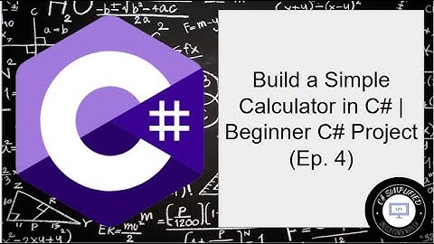 Build a Simple Calculator in C# | Beginner C# Project (Ep. 4)