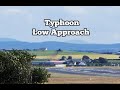 Typhoon &quot;Vampir&quot; pair - Low Approach to Prestwick Airport