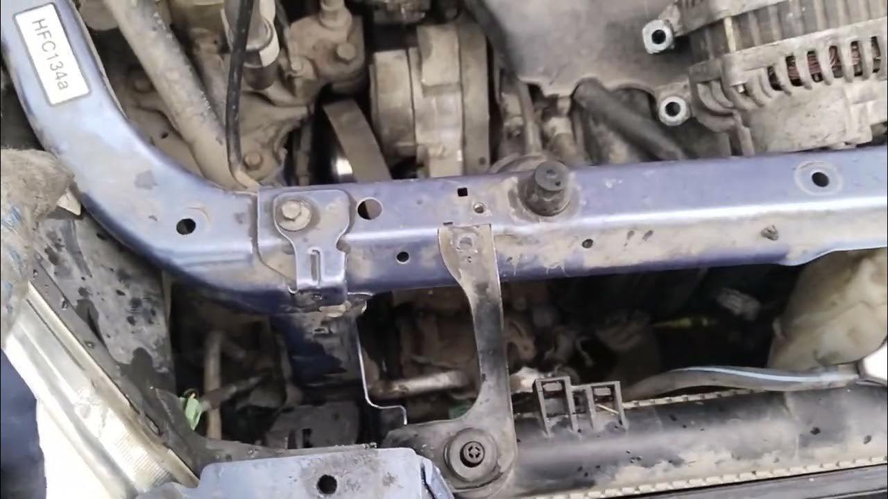 Снятие ( Демонтаж) генератора HONDA HR-V - YouTube