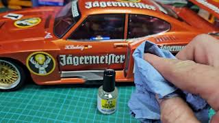 Fixing/reapplying Stickers on Tamiya RC cars ond other makes with Tamiya Decal Adhesive